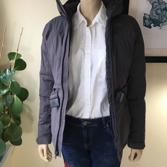 THE NORTH FACE Women’s Grey Down Jacket Small - Picture 5 of 16